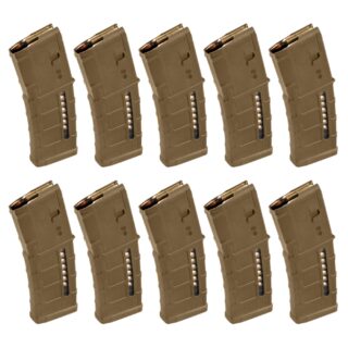 Magpul PMAG GEN M3 AR-15 .223/5.56 30 Round Window Magazine (10 Pack)
