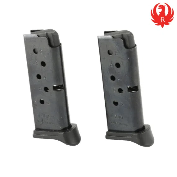 Ruger LCP .380 ACP 6 Round Magazine (2 Pack)