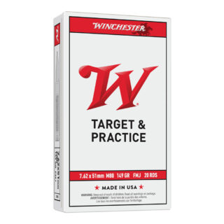 Winchester 7.62x51mm NATO M80 149gr FMJ Ammo