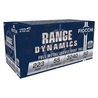 Fiocchi Range Dynamics .223 Remington 55gr FMJ Ammo