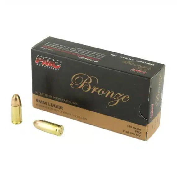 PMC Bronze 9mm ammo