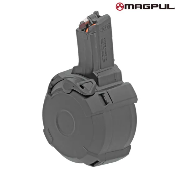 Magpul PMAG D-50 MP5, HK94 9mm 50 Round Drum Magazine
