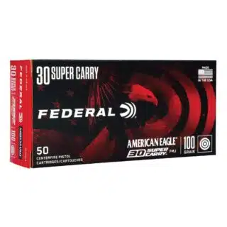 Federal 30 super carry ammo