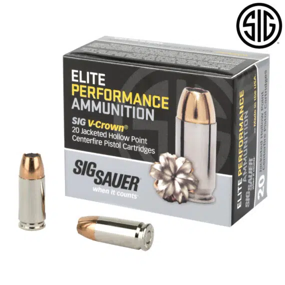 sig vcrown 9mm ammo