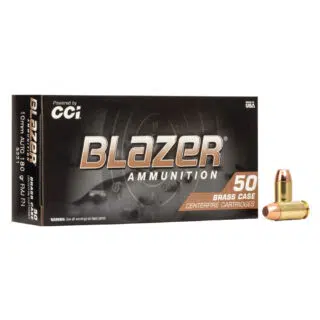Blazer 10mm 180 grain ammo