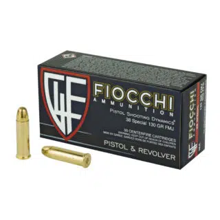 Fiocchi Range Dynamics .38 Special 130gr FMJ Ammo