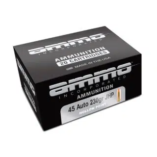Ammo Inc .45 ACP 230gr Jacketed Hollow Point Ammo