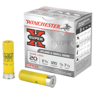 Winchester Super-X 20 Gauge 2.75" #7.5 Ammo 250-Round Case