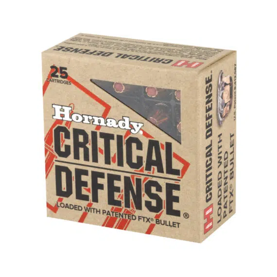 hornady critical defense 9mm ammo