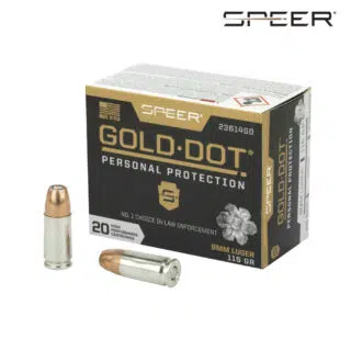 speer 9mm gold dot ammo