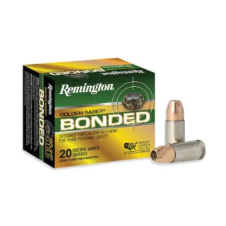 Remington Golden Saber Bonded 9mm +P 124gr JHP Ammo