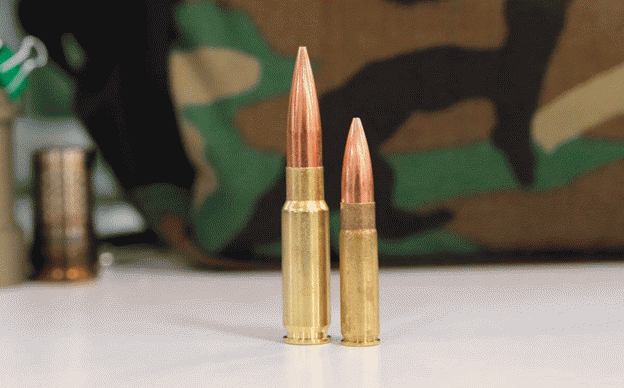 8.6 Blackout (left) and .300 Blackout (right).