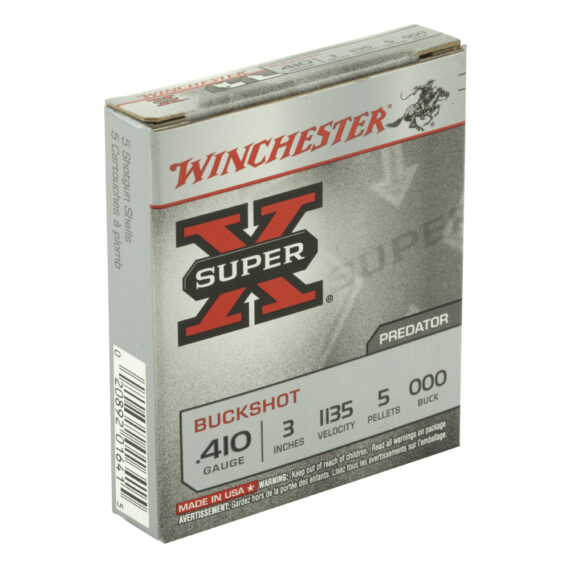 Winchester Super-X 410 Gauge 3" 000 Buckshot Ammo