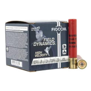 Fiocchi Field Dynamics 410 Gauge 3" 11/16 oz 7.5 Shot Ammo 25-Round Box