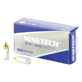 Magtech 9mm 115gr FMJ Steel-Case Ammo