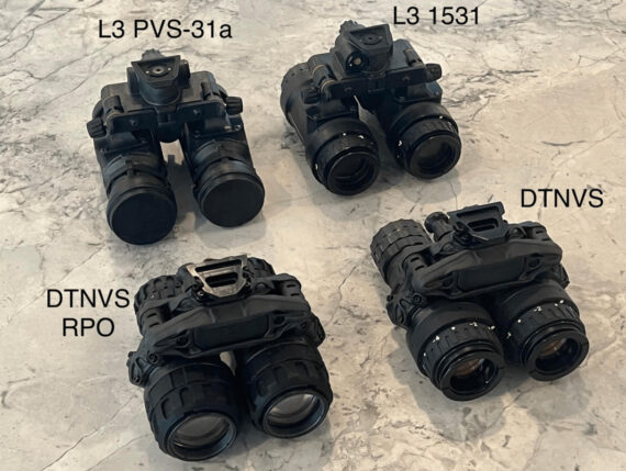different types of dual tube night vision devices