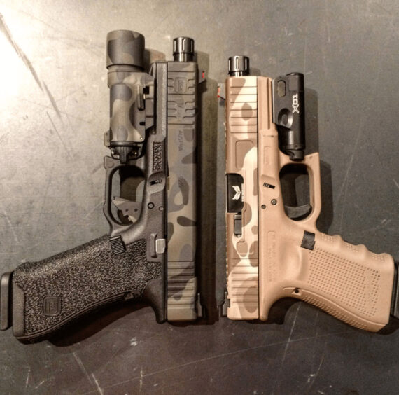 Glock 17 and Glock 19