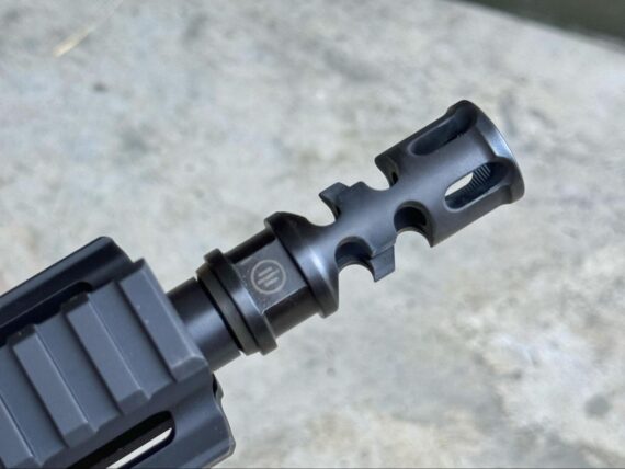 with the 14.5-inch barrel, the FSC 556 is pinned and welded