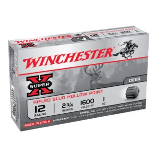 Winchester Super-X 12 Gauge 2.75" 1 oz. Rifled Slug Ammo