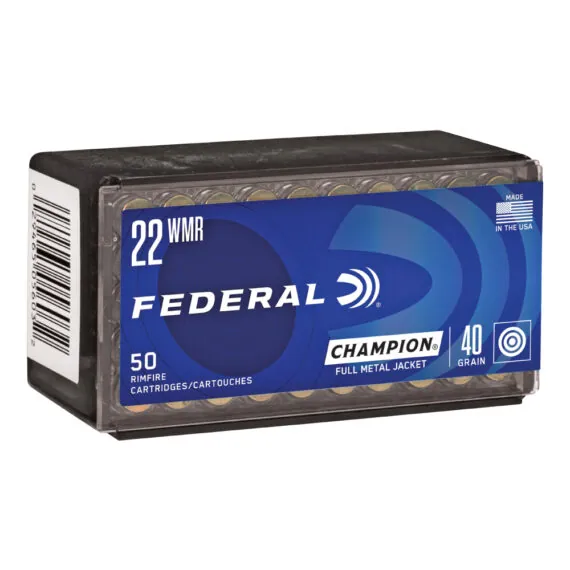 Federal Champion .22 WMR 40gr FMJ Ammo
