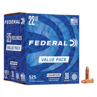 Federal Champion .22LR 36gr Copper Hollow Point Ammo