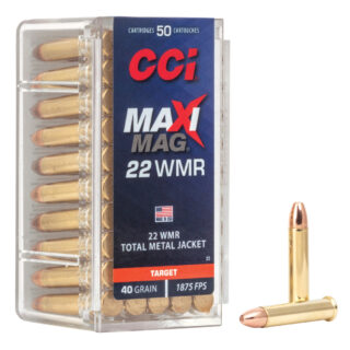 CCI Maxi-Mag .22 WMR 40gr TMJ Ammo