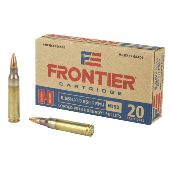 Frontier 5.56x45mm NATO M193 FMJ Ammo