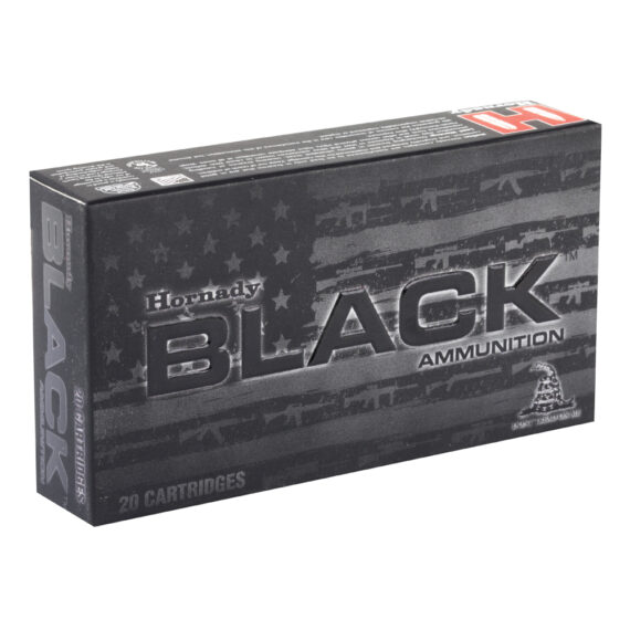 Hornady Black 5.56x45mm NATO 62gr FMJ Ammo