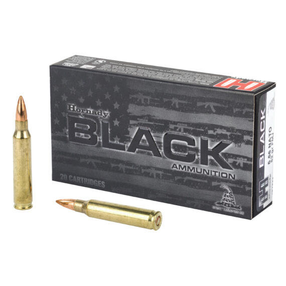 Hornady Black 5.56x45mm NATO 62gr FMJ Ammo