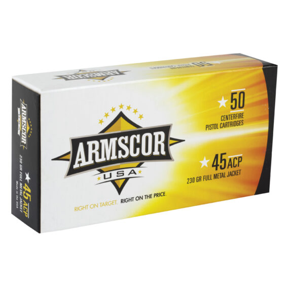 Armscor .45 ACP 230gr FMJ Ammo