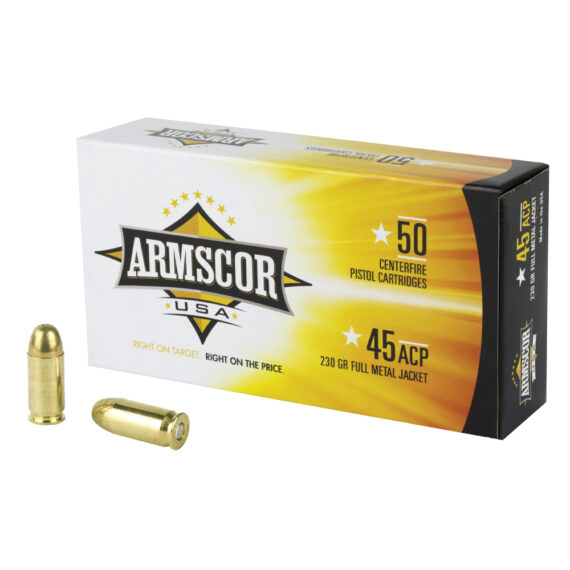 Armscor .45 ACP 230gr FMJ Ammo