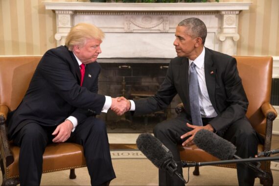 President Trump and President Obama