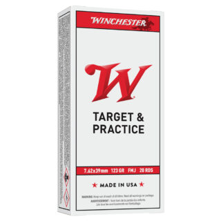 Winchester 7.62x39 123gr FMJ Ammo