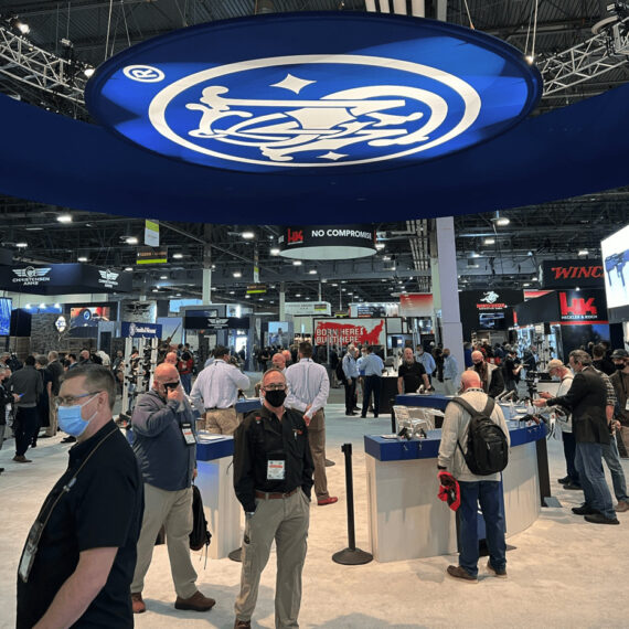 Smith & Wesson's booth