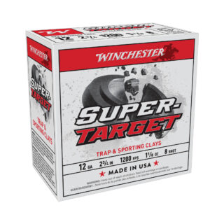 Winchester Super-Target 12 Gauge 2.75" #8 1 1/8 oz Ammo