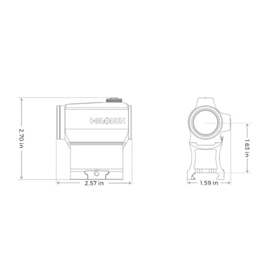 Holosun HS403B 2 MOA Red Dot Sight