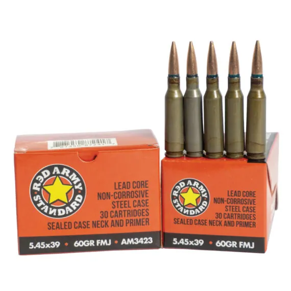 Red Army Standard 5.45x39mm 60gr FMJ Ammo