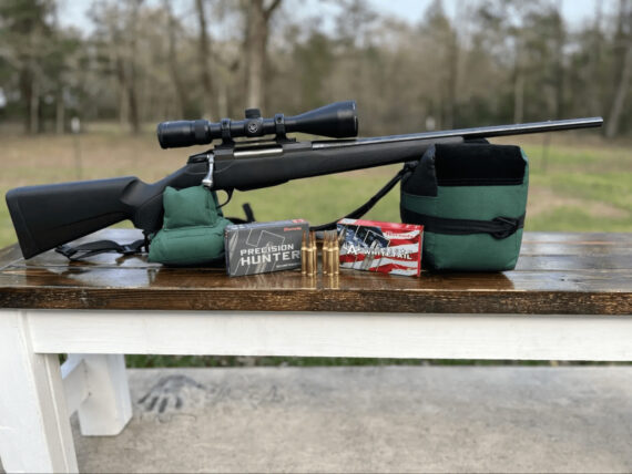long-range rifle