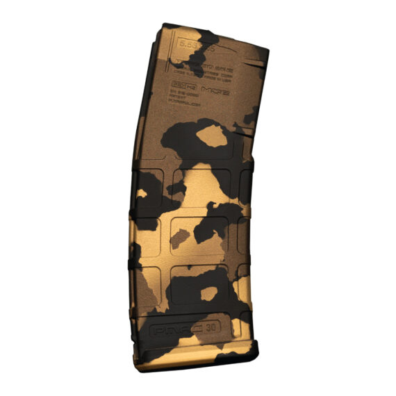 weapon works gold granite camo magazine