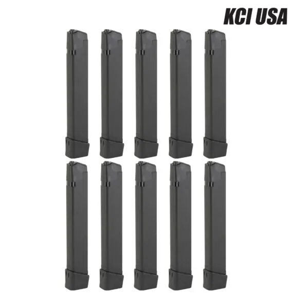 KCI .40 S&W 31 Round Extended Magazine for Glock 22, 23 (10 Pack)