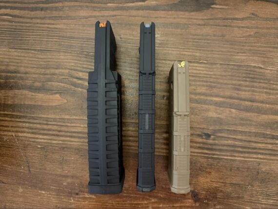 ATI Scheisser quad-stack magazine with Magpul PMAGs