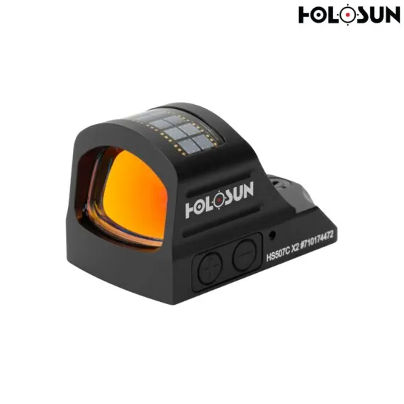 Holosun HS507C X2 MRS Red 2 MOA Dot with 32 MOA Circle Open Reflex Sight