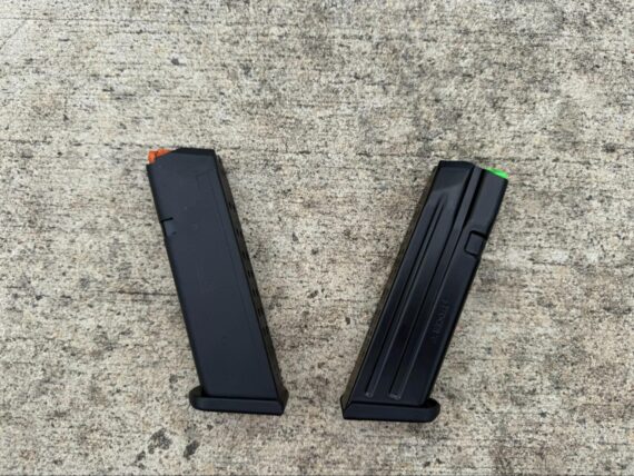 Glock orange or Mec-Gar green
