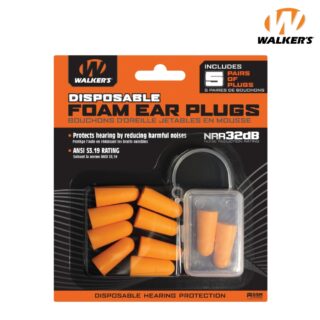 Walker's Game Foam Ear Plugs (5 Pack)