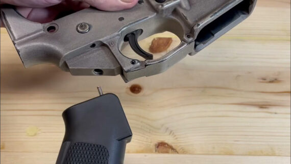 attaching pistol grip