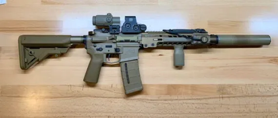 Aero Precision FDE M4E1 SBR .223 Wylde