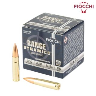 Fiocchi .300 Blackout Subsonic 220gr HPBT Ammo