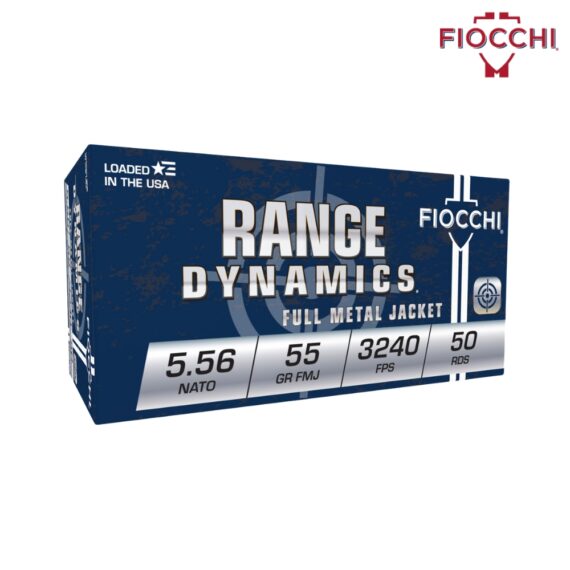 Fiocchi 5.56x45mm NATO 55gr FMJBT Ammo
