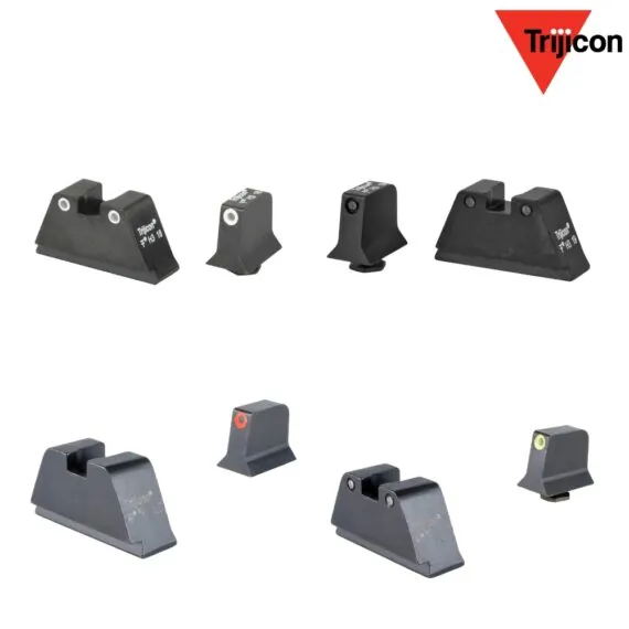 Trijicon Bright & Tough Suppressor Night Sights for Glock 17, 19 Pistols #1