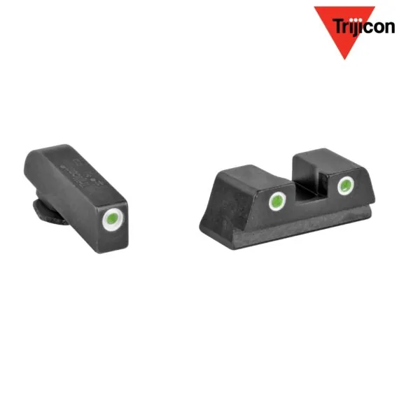 Trijicon Bright & Tough Tritium Night Sights for Glock 42, 43 Pistols